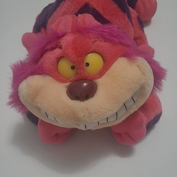 Vintage Cheshire Cat Plush Disneyland Disney Walt Disney World Stuffed Toy - Picture 1 of 6